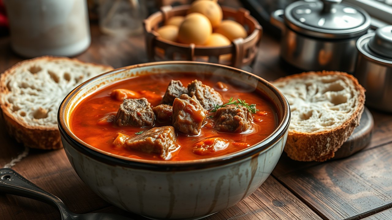 Pravá gulášová polévka: recept, který zahřeje celou rodinu